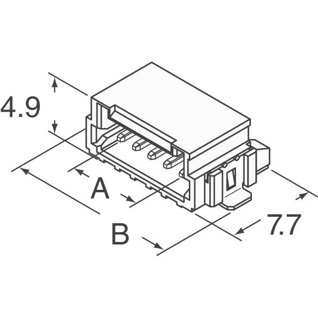 292228-5 TE Connectivity AMP Connectors  Embases à broches mâles